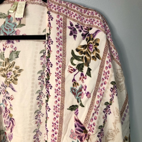 Japna Floral Kimono One Size - Picture 4 of 5